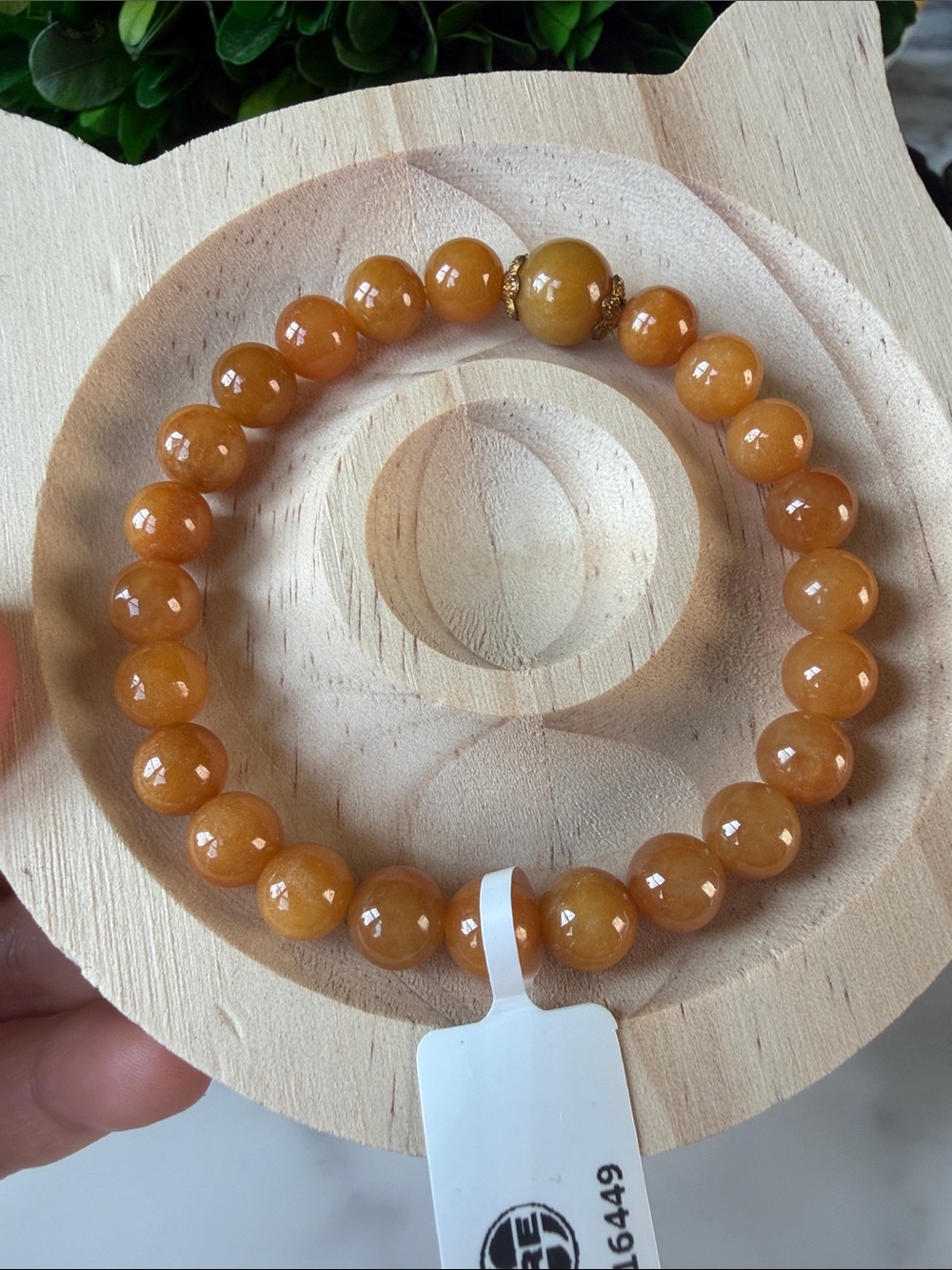 Nature Myanmar jadeite type A 7mm beads.